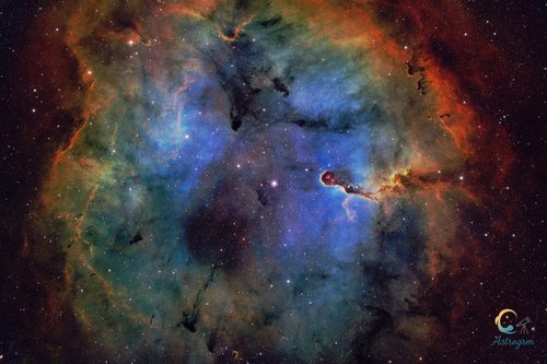 IC IC 1396, Barnard B161,B163,B365,B367, Sharpless Sh2-131 - Elephant's Trunk Nebula